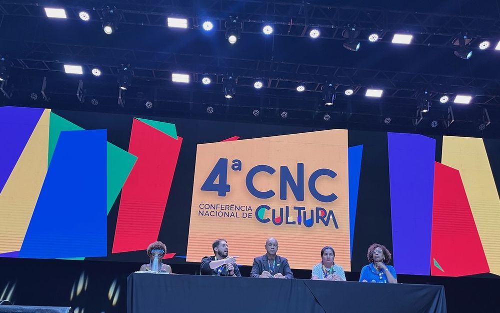 Mesa de abertura da 4ª Conferência Nacional de Cultura