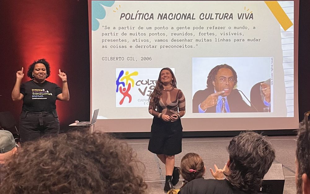 Aula sobre a Política Nacional Cultura Viva