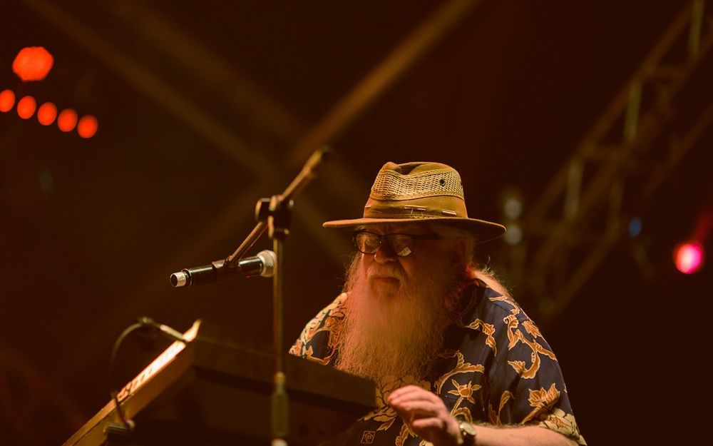 Hermeto Pascoal ao teclado no Festival Psicodália